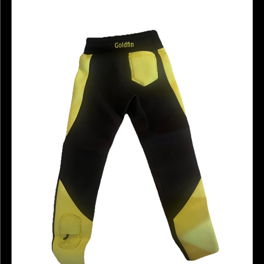 Kids Yellow and Black Rashguard Pants